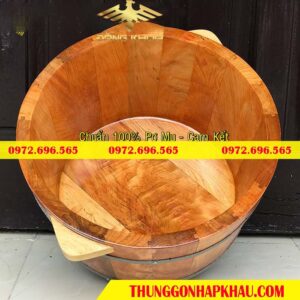 Chậu gỗ ngâm chân