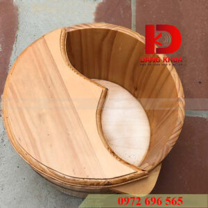 Chậu gỗ ngâm chân
