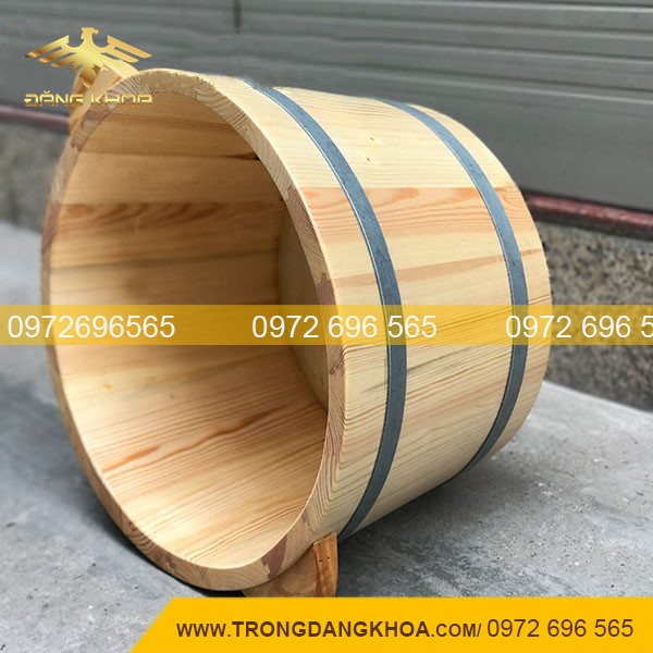 Chậu Gỗ Ngâm Chân Gỗ Thông Nhật