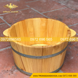 Chậu Gỗ Ngâm Chân Gỗ Thông Nhật