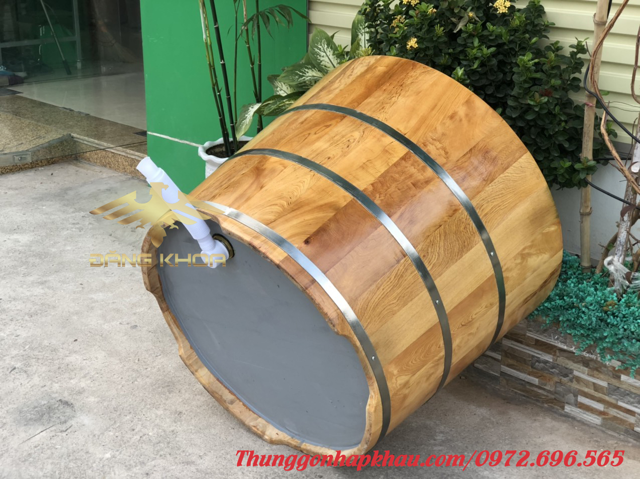 Bồn tắm gỗ tròn là gì? 